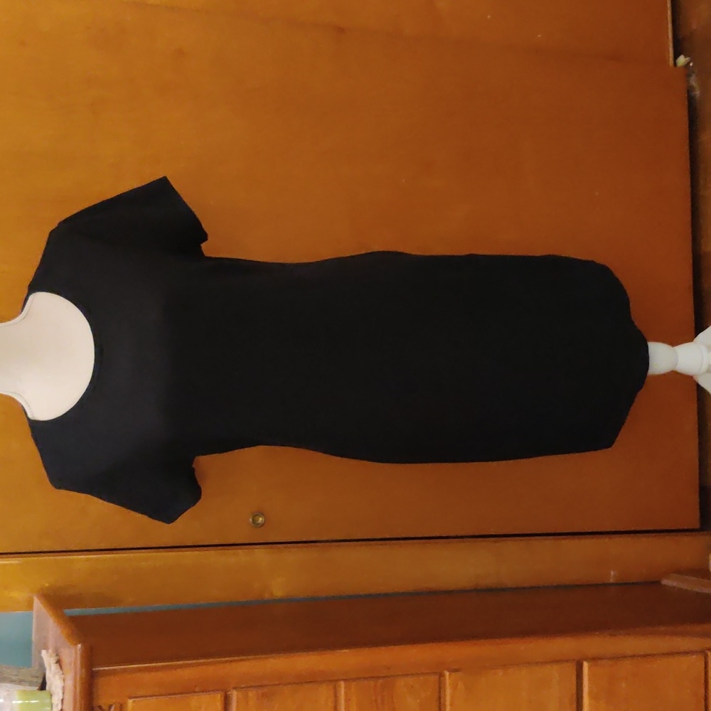 Old Navy fitted black Tshirt dress